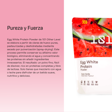 Proteína Egg white Powder sandía
