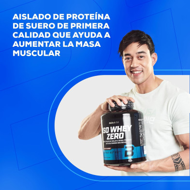 Iso Whey Zero Lactose Reduced proteína en polvo 1816 gr. Fresa