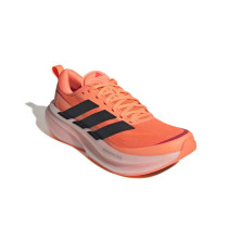 Zapatillas Adidas Supernova Glide Hombre Lucid Orange Silver Metal Lucid Red lengüeta con amortiguación