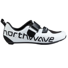 zapatillas triatlón Northwave Tribute Carbono blanco negro