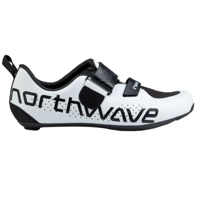 zapatillas triatlón Northwave Tribute Carbono blanco negro