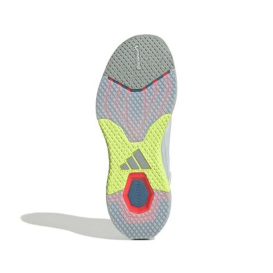 Zapatillas entrenamiento Adidas Dropset 4 Mujer Cloud White/ Halo Silver/ Dusky ink suela repetitor para el retorno de energía
