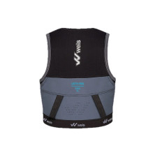 Chaleco Lefty Pro 7 L Vest negro / cyan espalda