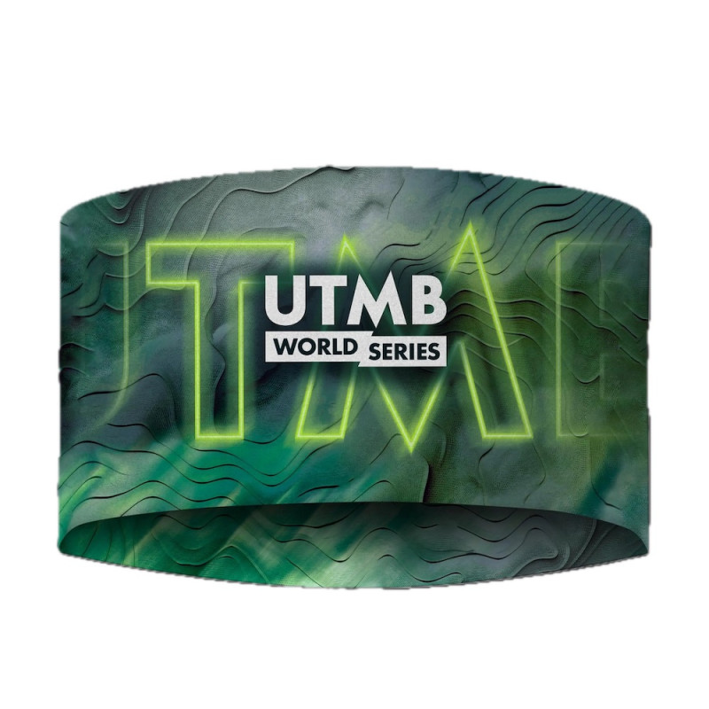 Headband Cinta CoolNet UV Wide UTMB verde