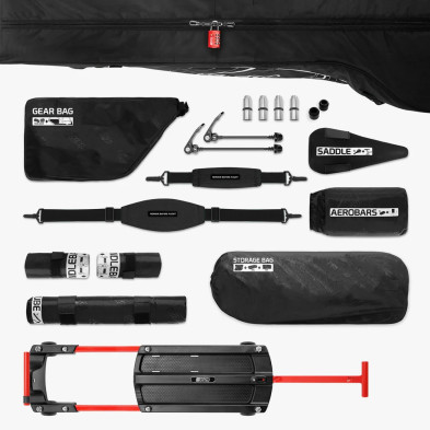 Bolsa Scicon AeroComfort 3.0 Triathlon TSA negro piezas