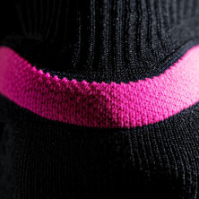 Calcetines X-Bionic X-Socks Trail Anatomix Crew negro y blanco sujeción sin restricciones
