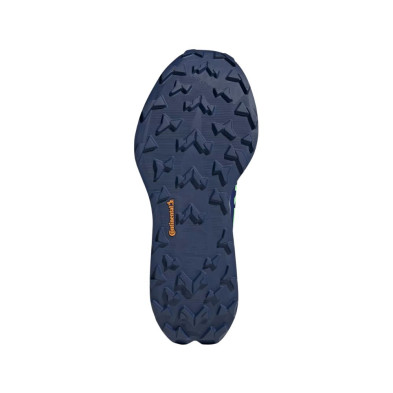 Zapatillas Adidas Terrex Agravic TT Hombre Blue Dash Grey Lime Burst  suela caucho continental tacos 4,5mm