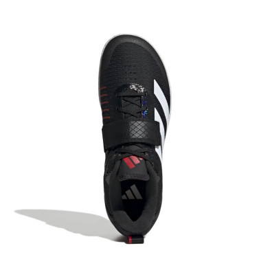 Zapatillas entrenamiento Adidas The Total Hombre Core Black White Pure Ruby sujeción con cordones y velcro