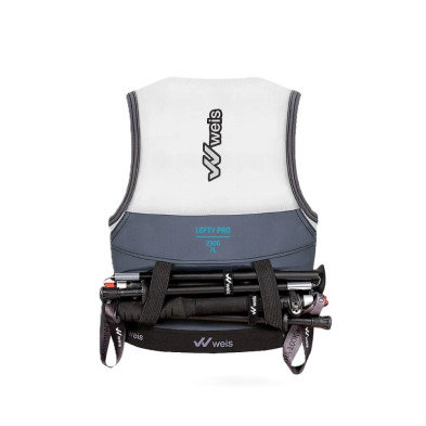 Chaleco Weis Lefty Pro 7 L Vest White cyan / Performance Series palos