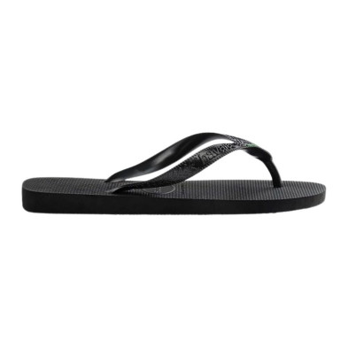 Sandalias Havaianas Flip Flop Top Brasil Black antideslizantes y resistentes al agua