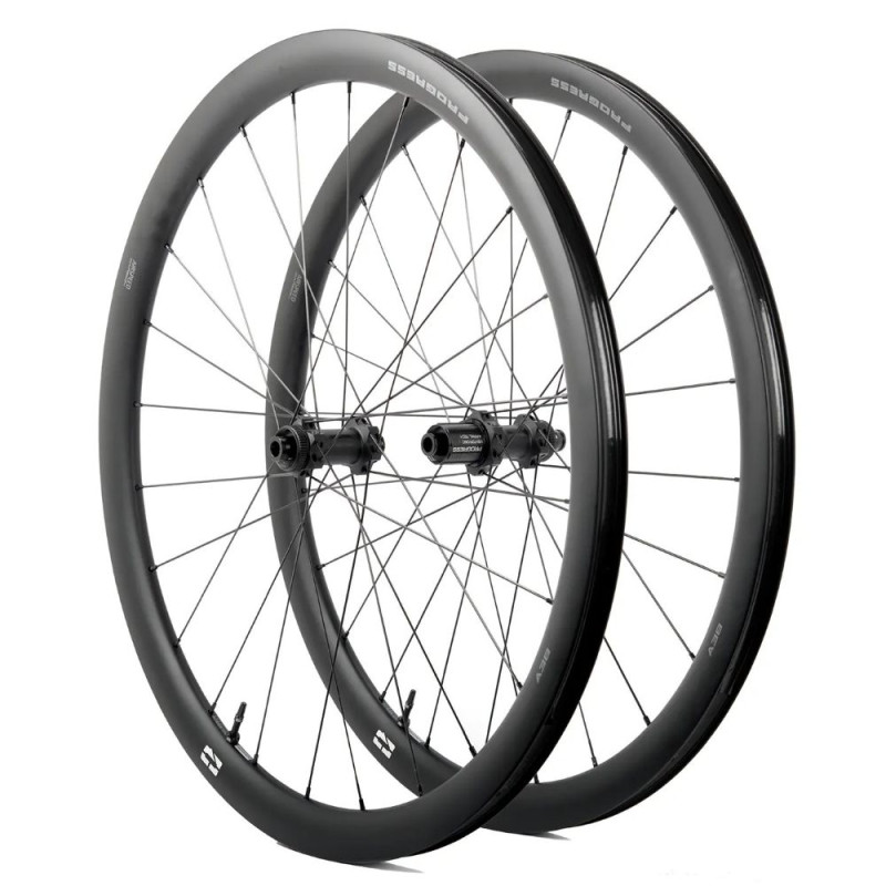 Juego ruedas Progress Airspeed A38 Disc 12x100/12x142 Cubierta