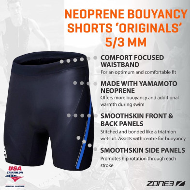 Bañador Zone3 Buoyancy 5/3 mm características