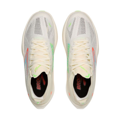 Zapatillas Brooks Hyperion Max 3 Hombre Coconut/ Green Gecko/ Pink Clay par ajuste cordones
