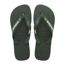 Sandalias Havaianas Flip Flop Top Brasil Olive Green