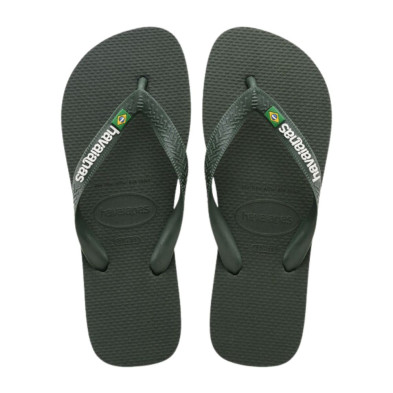 Sandalias Havaianas Flip Flop Top Brasil Olive Green