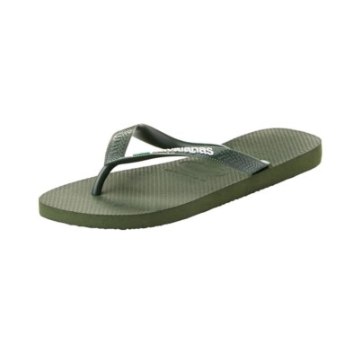 Sandalias Havaianas Flip Flop Top Brasil verde antideslizantes y resistentes al agua