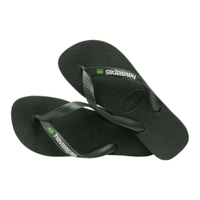 Sandalias Havaianas Flip Flop Top Brasil verde oliva