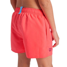 Bañador de playa niño Arena Short Logo R junior Calypso Coral/ Dark Purple
