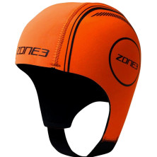 Gorro Zone3 Neopreno Natación Aguas Abiertas naranja
