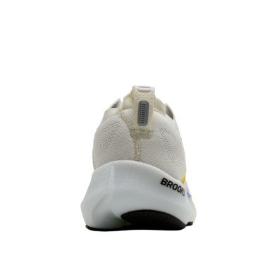 Zapatillas Brooks Glycerin Flex hombre beige amarillo azul grandes células en el talón para aterrizajes ligeros