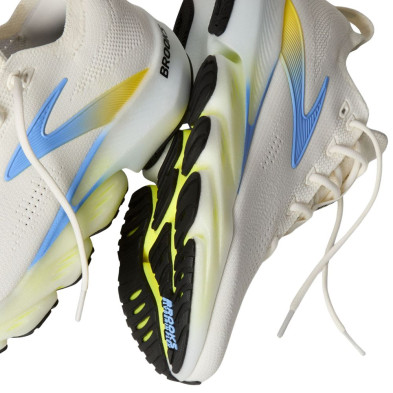 Zapatillas Brooks Glycerin Flex hombre White/ Cyber Yellow/ Nightlife