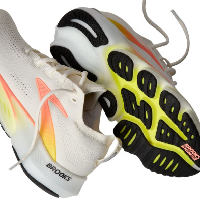 Zapatillas Brooks Glycerin Flex mujer White/ Peach/ Nightlife