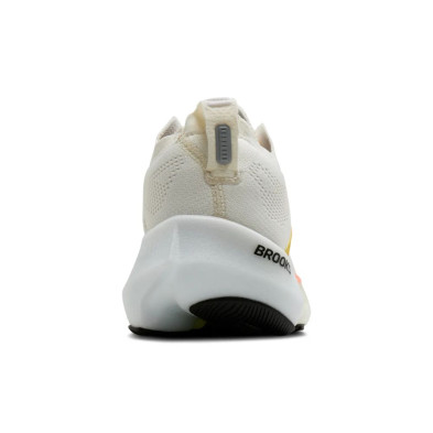 Zapatillas Brooks Glycerin Flex mujer White/ Peach/ Nightlife grandes células en el talón para aterrizajes ligeros