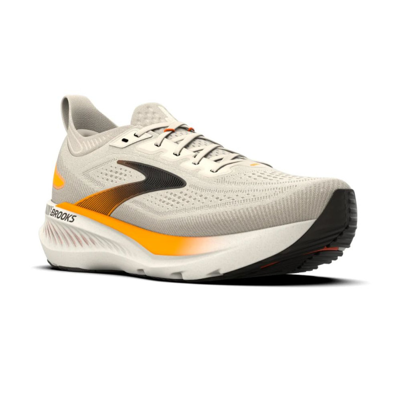 Zapatillas Brooks Glycerin GTS 23 hombre Arctic Wolf/ Angora/ Orange