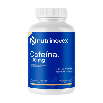 Nutrinovex Cafeína + Taurina 120 cápsulas