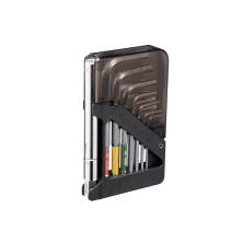 Multiherramienta de llaves allen con punta esferica de 15 funciones + juego de llaves torx