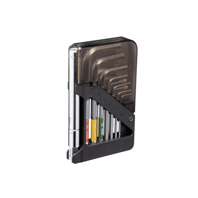 Multiherramienta de llaves allen con punta esferica de 15 funciones + juego de llaves torx