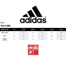 tallaje adidas bebés