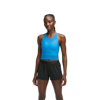 Sujetador deportivo Hoka Race Day Bra azul hoka