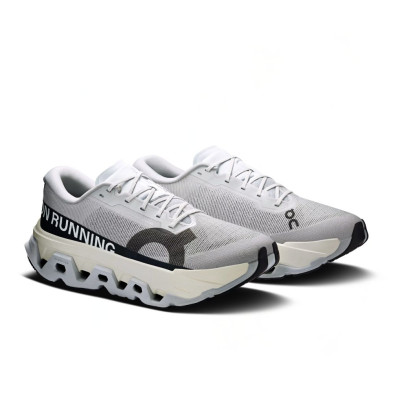 Zapatillas On Running Cloudmonster 3 Hyper Hombre Glacier Black buena amortiguación