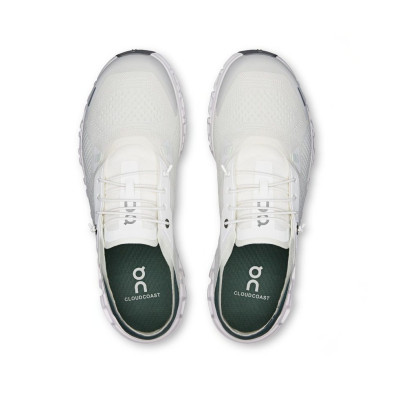 Zapatillas On Running Cloud 6 Coast hombre marfil verde
