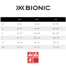 tallaje Xbionic maillots hombre