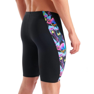 Bañador Arena Jammer Multi Chameleons Black resistente al cloro y duradero