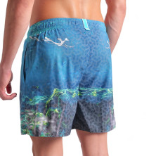 Bañador de playa Arena Water Prints Beach Boxer hombre Aqua funcionalidad y confort