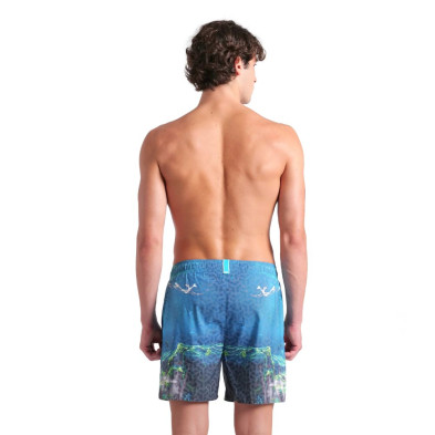 Bañador de playa Arena Water Prints Beach Boxer hombre Agua azul