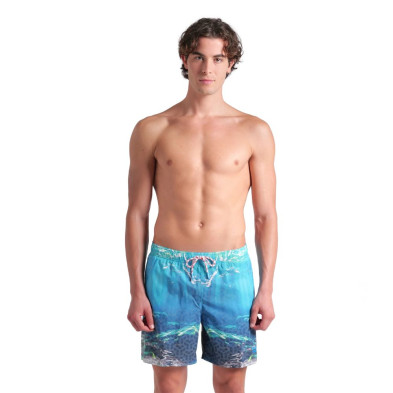 Bañador de playa Arena Water Prints Beach Boxer hombre Aqua estampado marítimo agua de mar