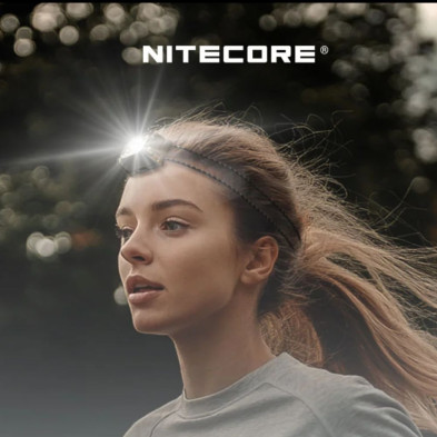 Nitecore Linterna frontal NU25 MCT UL 400 lúmenes perfecta para trail y ultratrail
