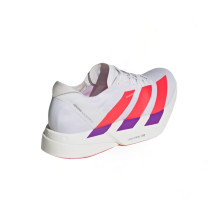 Zapatillas Adidas Adizero Adios Pro 4 Hombre Cloud White Lucid Red Shock Purple listas para batir récords