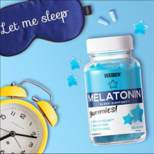 Gominolas melatonina sleep support Weider cereza