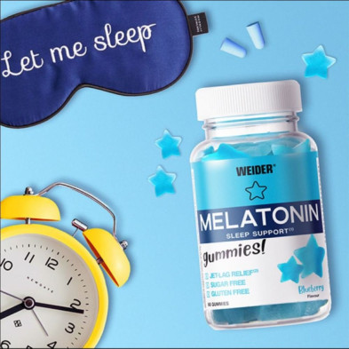 Gominolas melatonina sleep support cereza