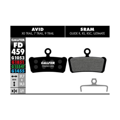 Pastillas freno Avid X0 Trail/SRAM Guide