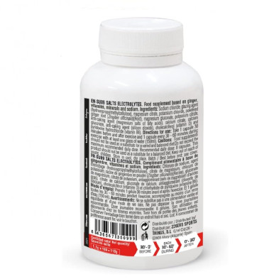 Sub9 Salts Electrolytes 100 cápsulas 226ERS ingredientes