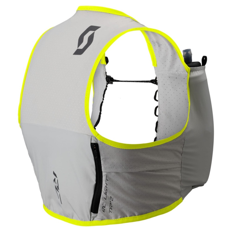 Chaleco de hidratación RC Light TR 2 Fog Grey/safety Yellow espalda
