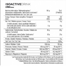 PowerBar Bote IsoActive Limón composición