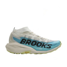 Zapatillas trail Brooks Cascadia Elite hombre blanco azul negro listas para el trail más competitivo