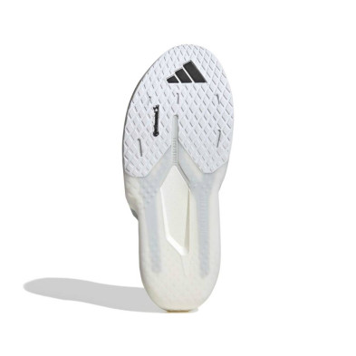 Zapatillas Adidas Adizero Dropset Pro mujer Cloud White/ Silver Metallic/ Cloud White suela de caucho continental